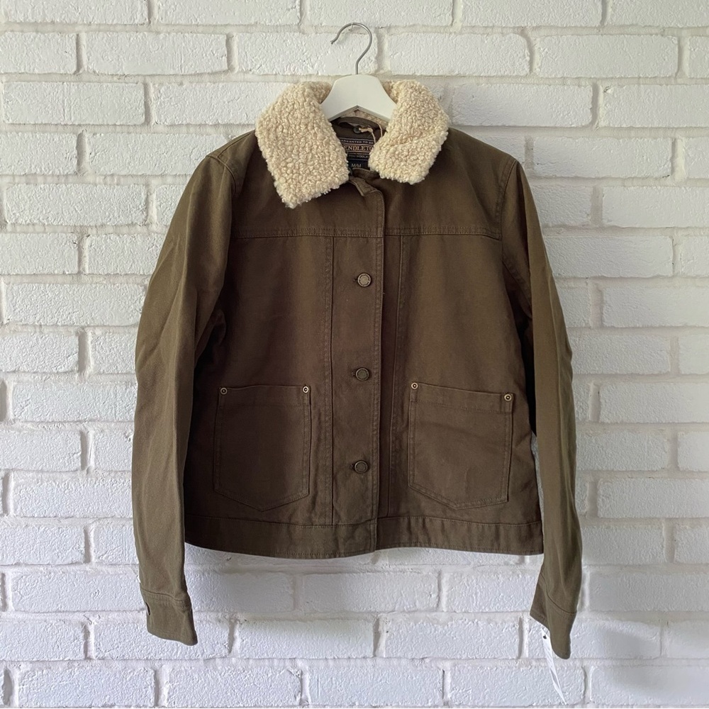 NEW Pendleton Olive Green Canvas Jacket Style PDG1338 Women’s Size Medium